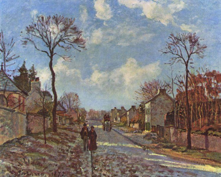 Camille Pissarro Strabe von Louveciennes Germany oil painting art
